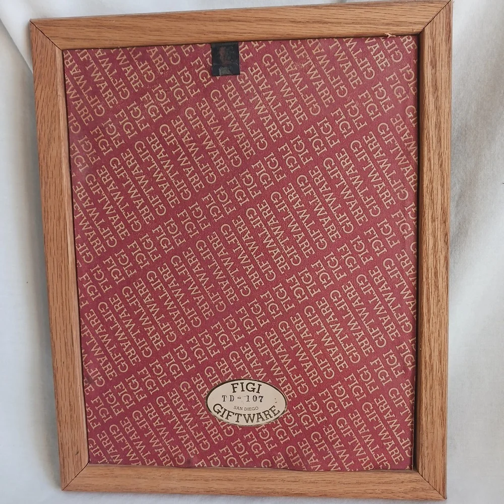 Ballerina Teddy Bears Art Print Vintage Wood Frame